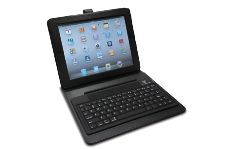 iPad2 Bluetooth Keyboard ブラックレザーケース